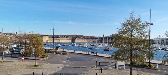 REF 410 - Bel appartement de 80m en plein centre de Concarneau - Vue Ville Close